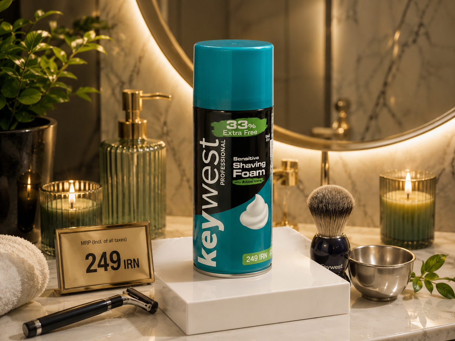 Shaving foam Key West