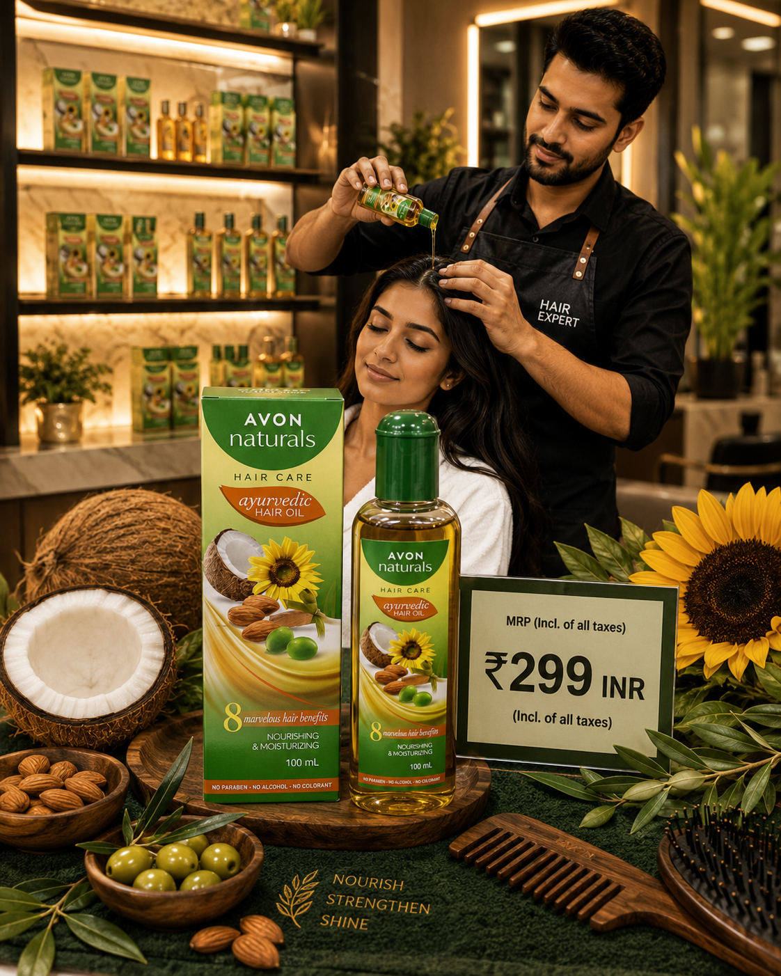 Avon naturals Hair oil