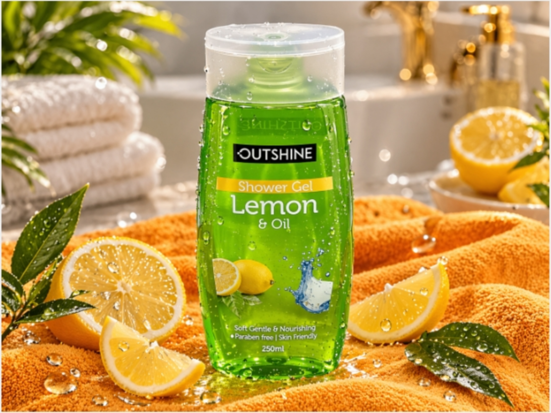 Out shine shower gel lemon 250ml
