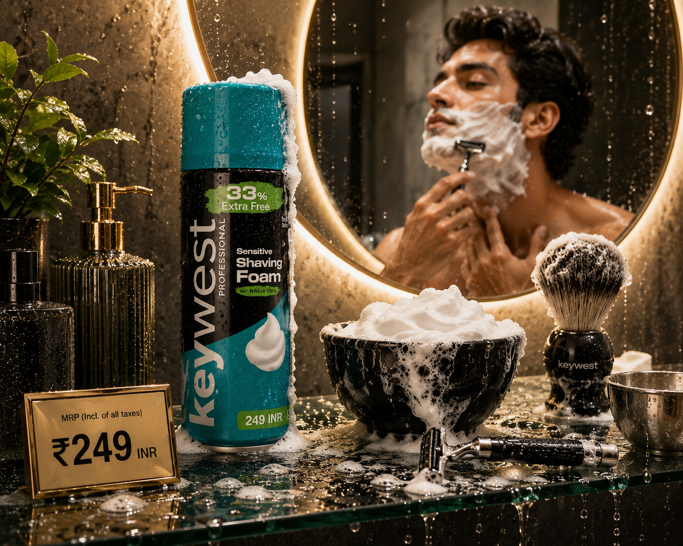 Shaving foam Key West