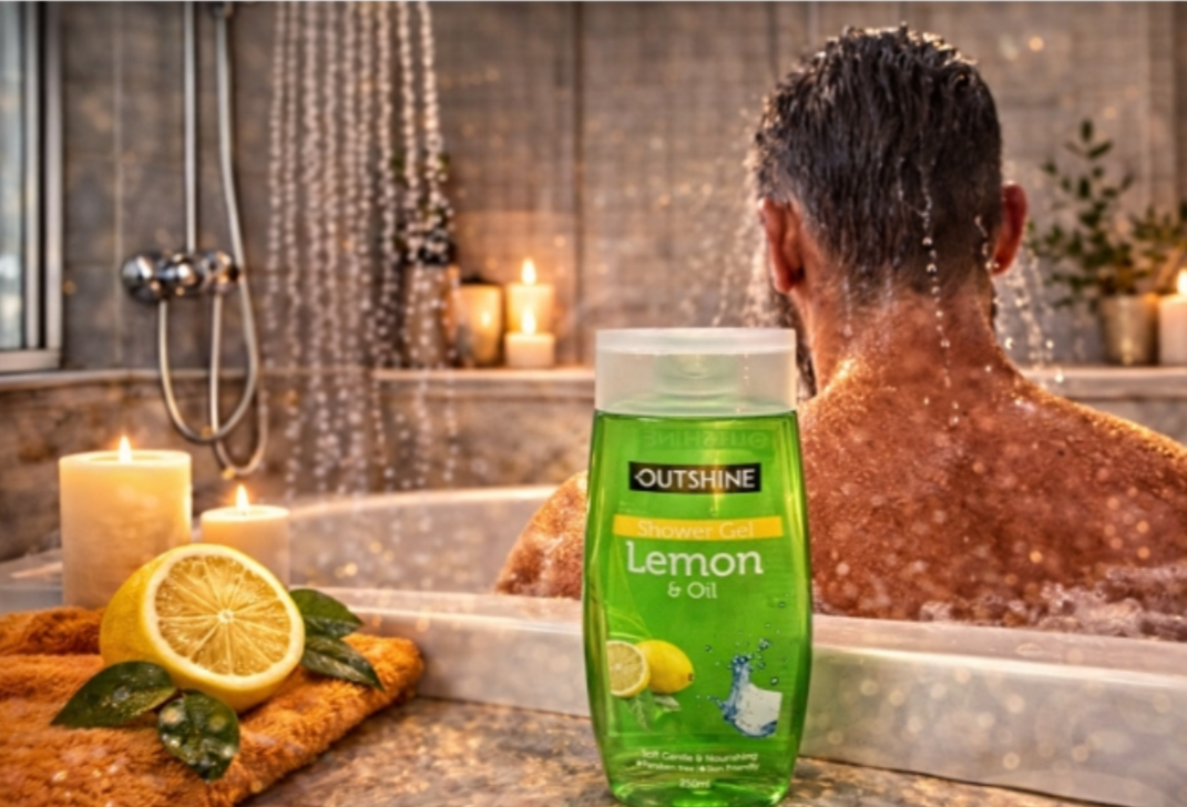 Out shine shower gel lemon 250ml